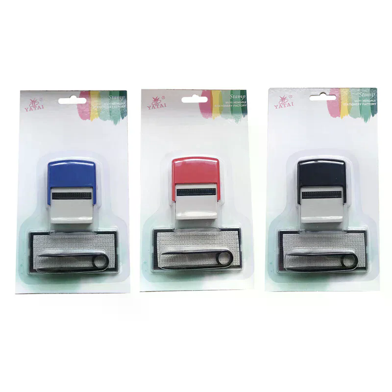 Self Inking Stamp - ชุดทำตรายาง DIY แบบกำหนดเองได้ ตรายางหมึกในตัว สำหรับธุรกิจ ที่อยู่