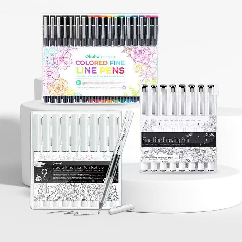 Copic Marker Sketch - Ohuhu Micro ปากกา Fineliner วาดปากกา 8