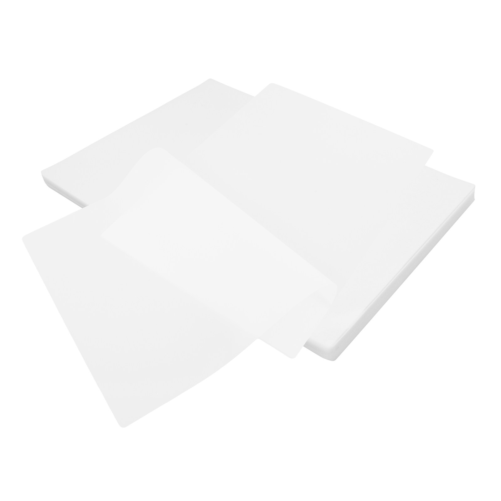Document Laminator Pouch - ฟิล์มเคลือบพลาสติก 100 ชิ้น ซองเคลือบสำหรับเอกสาร รูปภาพ ภาพวาด