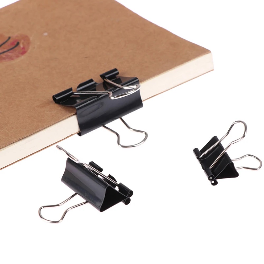 Binder Clip Assorted - คลิปหนีบกระดาษโลหะ 10 ชิ้น ขนาด 19 มม.