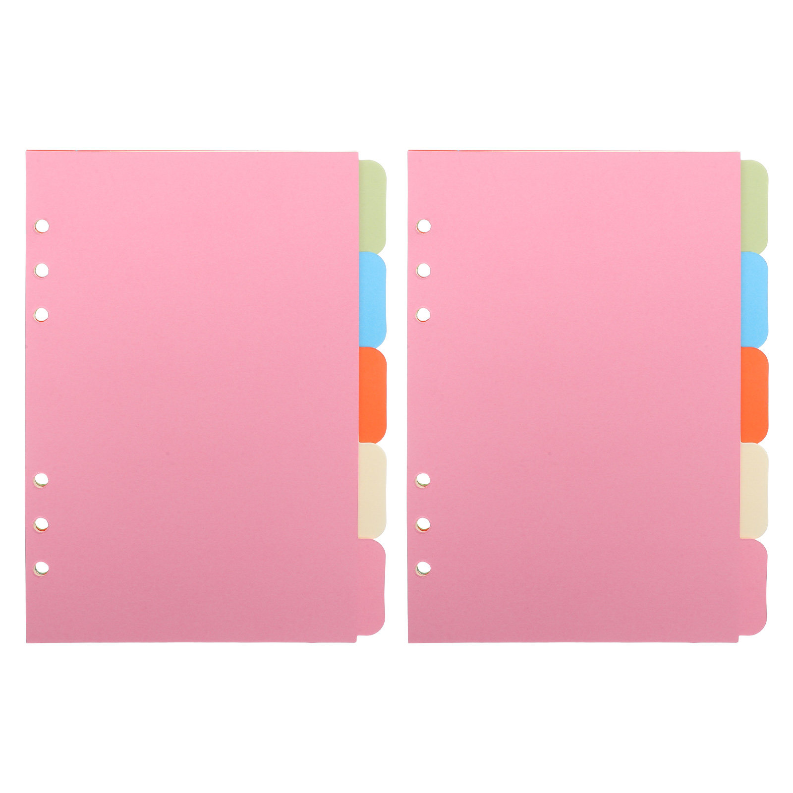 Index Tab Divider - แผ่นแบ่งเอกสารพลาสติก 10 ชิ้น พร้อมแถบแบ่งหน้า ทนทาน เหมาะสำหรับจัดระเบียบเอกสารในโรงเรียน