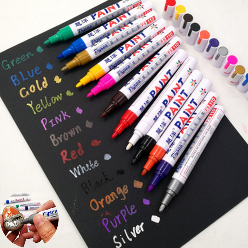 Copic Marker Sketch - 12 สีสีขาวยางกันน้ําถาวร MARKER วาดยางรถยางสิ่งแวดล้อมยางภาพวาดปากกาเน้นข้อความ