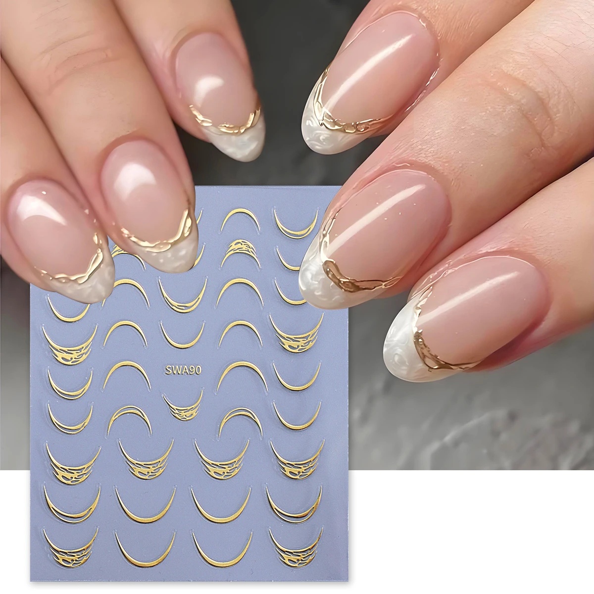 1pcs 3D Sparkle Gilding ภาษาฝร - Self Inking Stamp บทวิจารณ์และราคา