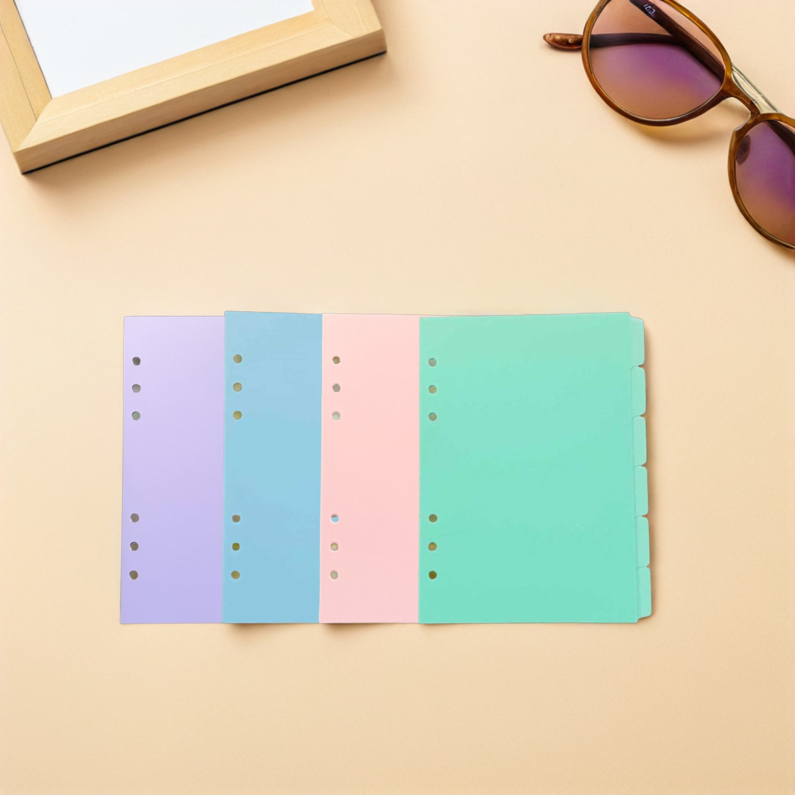4 ชุด ตัวแบ่งหน้ากระดาษแบบมีดั - Index Tab Divider บทวิจารณ์และราคา