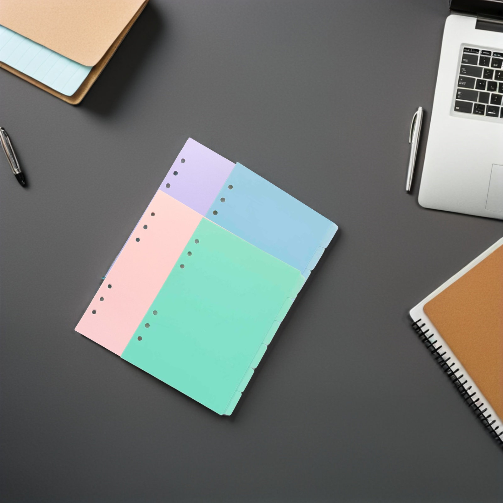 4 ชุด ตัวแบ่งหน้ากระดาษแบบมีดั - Index Tab Divider บทวิจารณ์และราคา