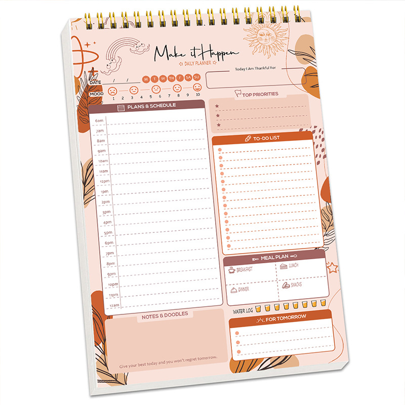 สมุดแพลนเนอร์แบบสันเกลียว A5 ส - Office Stationery Supply List บทวิจารณ์และราคา