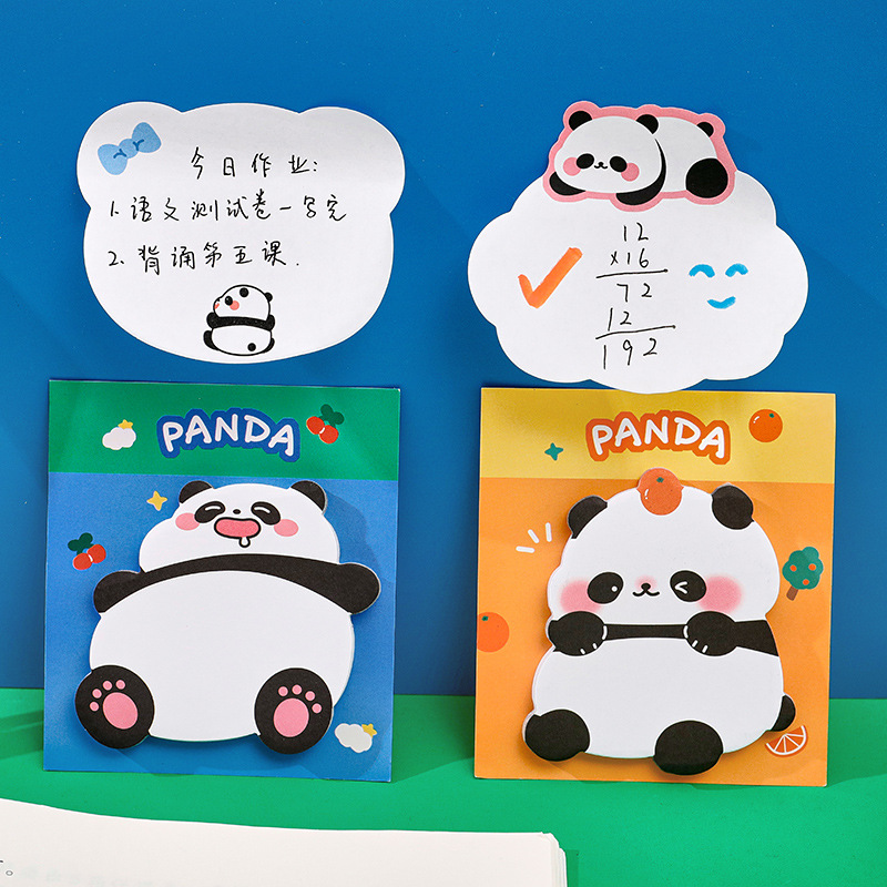 4ชิ้น/ล็อตการ์ตูนแพนด้าอ้วนโน้ - Office Stationery Supply List บทวิจารณ์และราคา