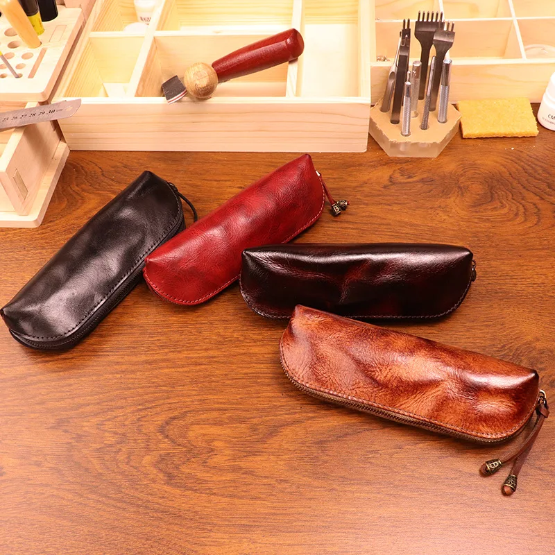 กระเป๋าใส่ดินสอหนังวัวชั้นแรกส - Tan Stationery & Office Supply บทวิจารณ์และราคา