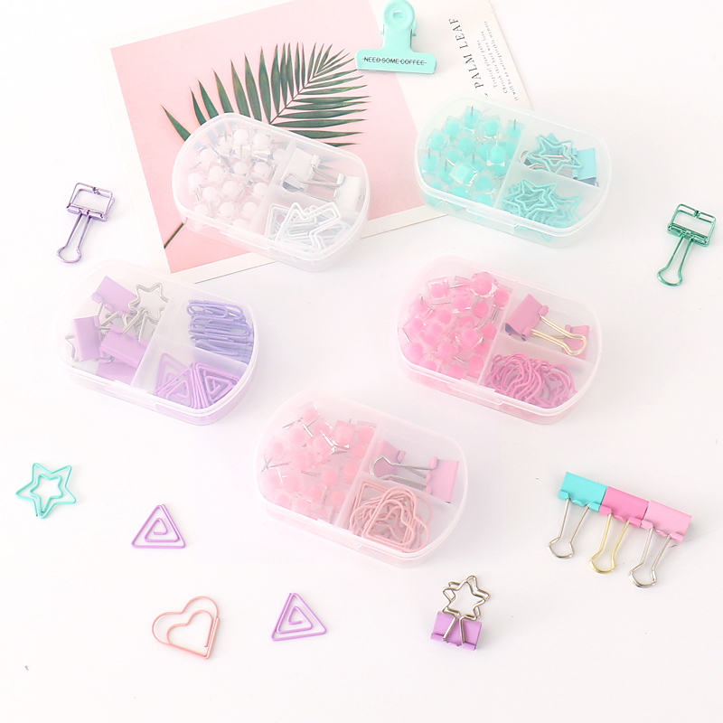 TUTU สีสัน Binder clips push p - Binder Clip Assorted บทวิจารณ์และราคา