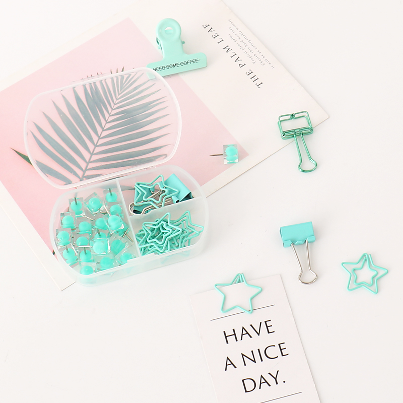 TUTU สีสัน Binder clips push p - Binder Clip Assorted บทวิจารณ์และราคา