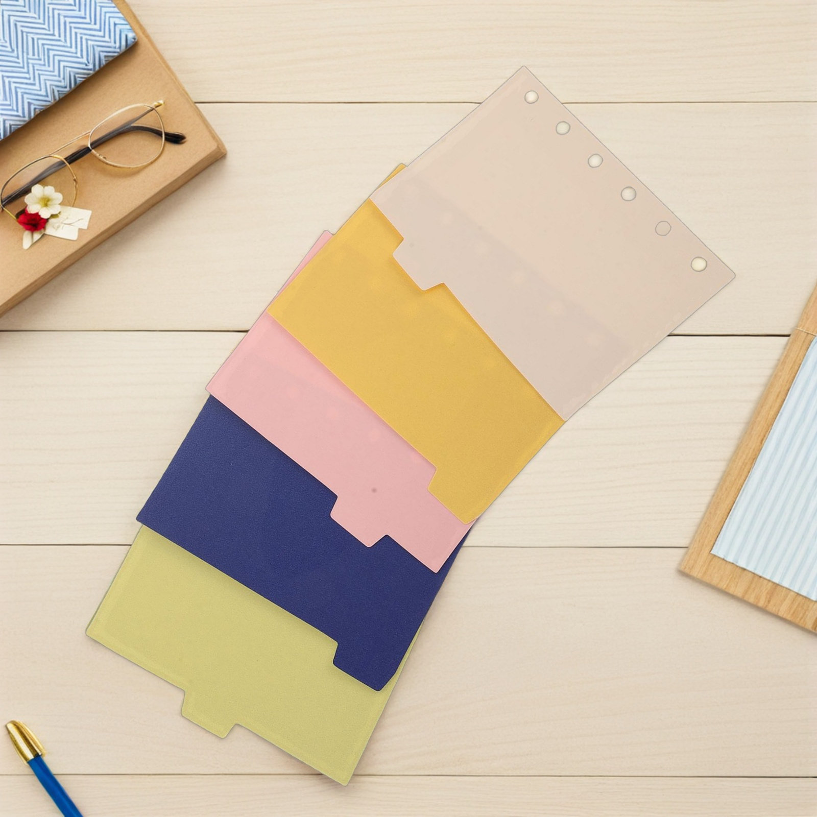 แผ่นแบ่งกระดาษแข็งแรง 5 ชิ้น พ - Index Tab Divider บทวิจารณ์และราคา