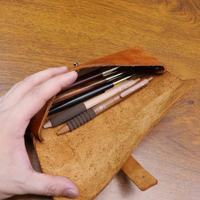 กระเป๋าใส่ดินสอหนังฟอกสีสไตล์เ - Tan Stationery & Office Supply บทวิจารณ์และราคา