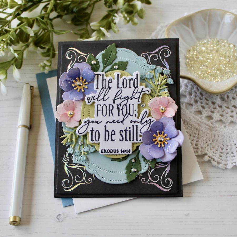 Papertrey Ink Wildflower Wreat - Self Inking Stamp บทวิจารณ์และราคา