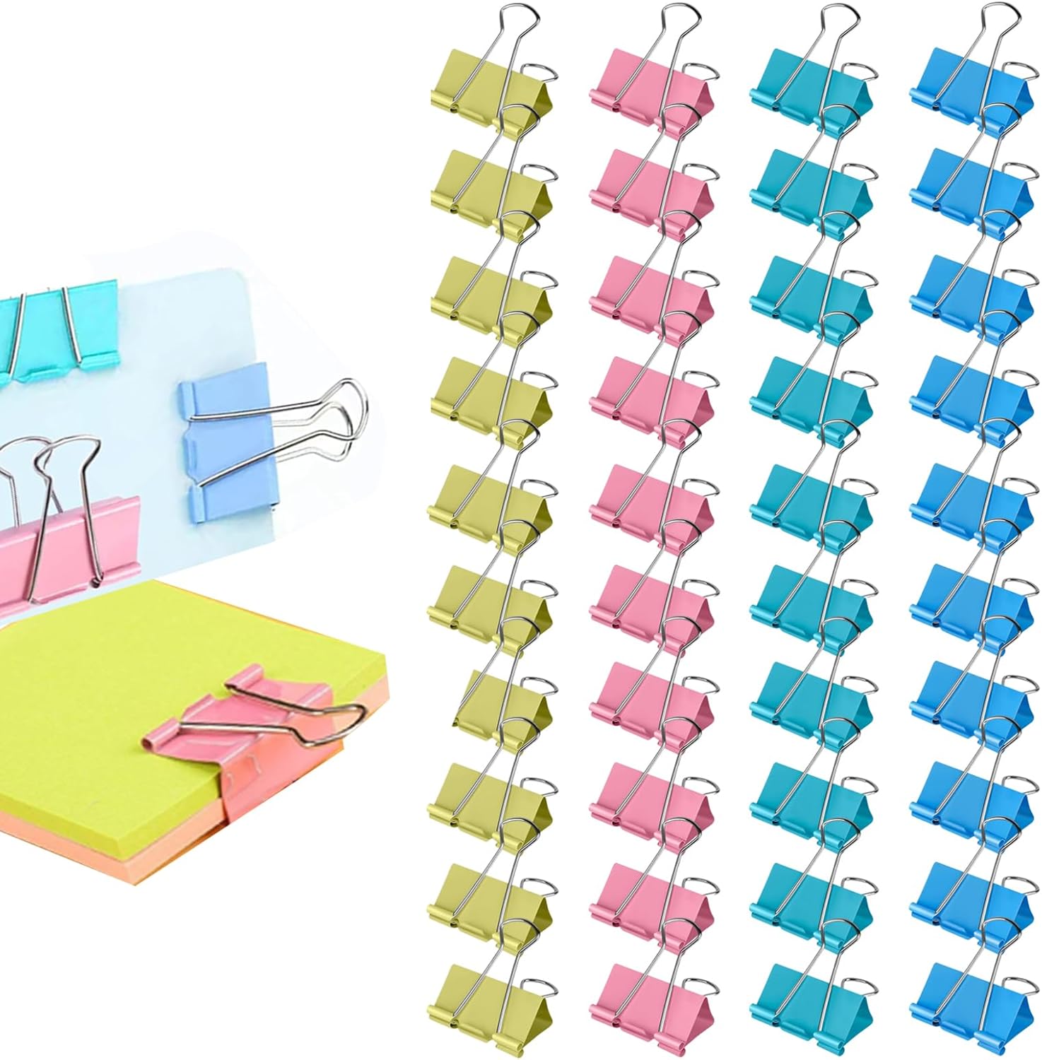 คลิปหนีบกระดาษแบบพับได้, คลิปห - Binder Clip Assorted บทวิจารณ์และราคา
