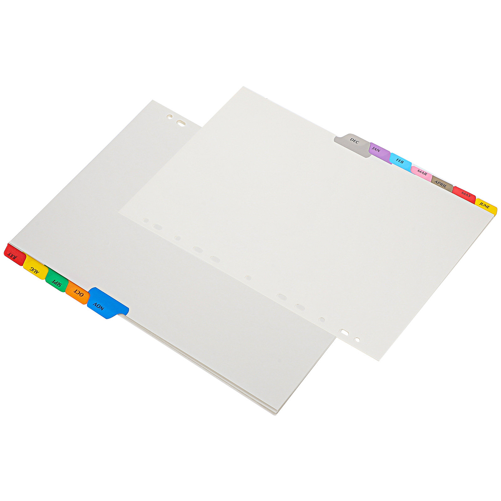 12 แผ่น แผ่นคั่นดัชนี แผ่นคั่น - Index Tab Divider บทวิจารณ์และราคา