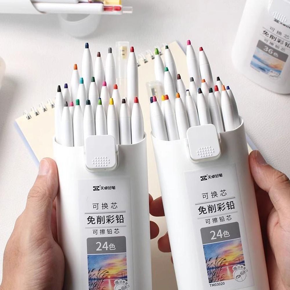 ดินสอสีแบบไม่ต้องเหลา ไส้เปลี่ - Mechanical Pencil Lead บทวิจารณ์และราคา