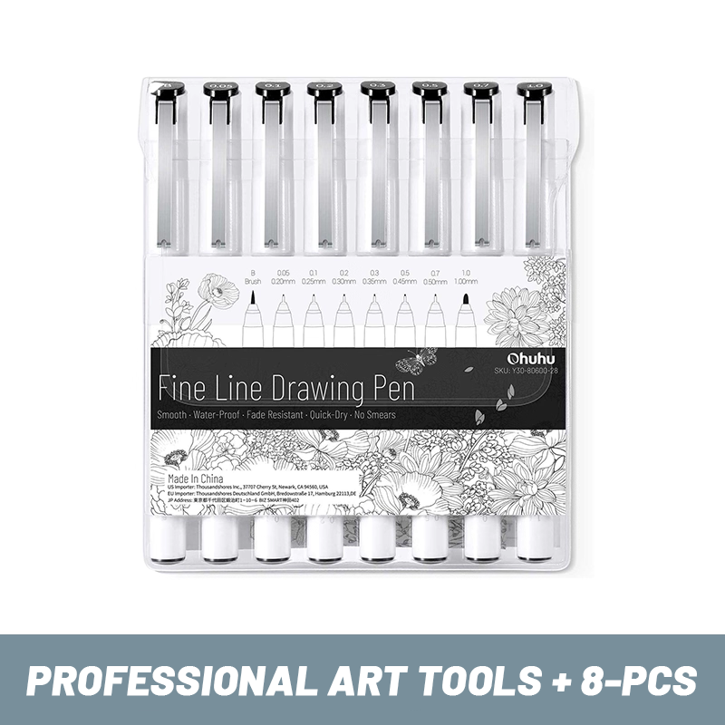 Ohuhu Micro ปากกา Fineliner วา - Copic Marker Sketch บทวิจารณ์และราคา