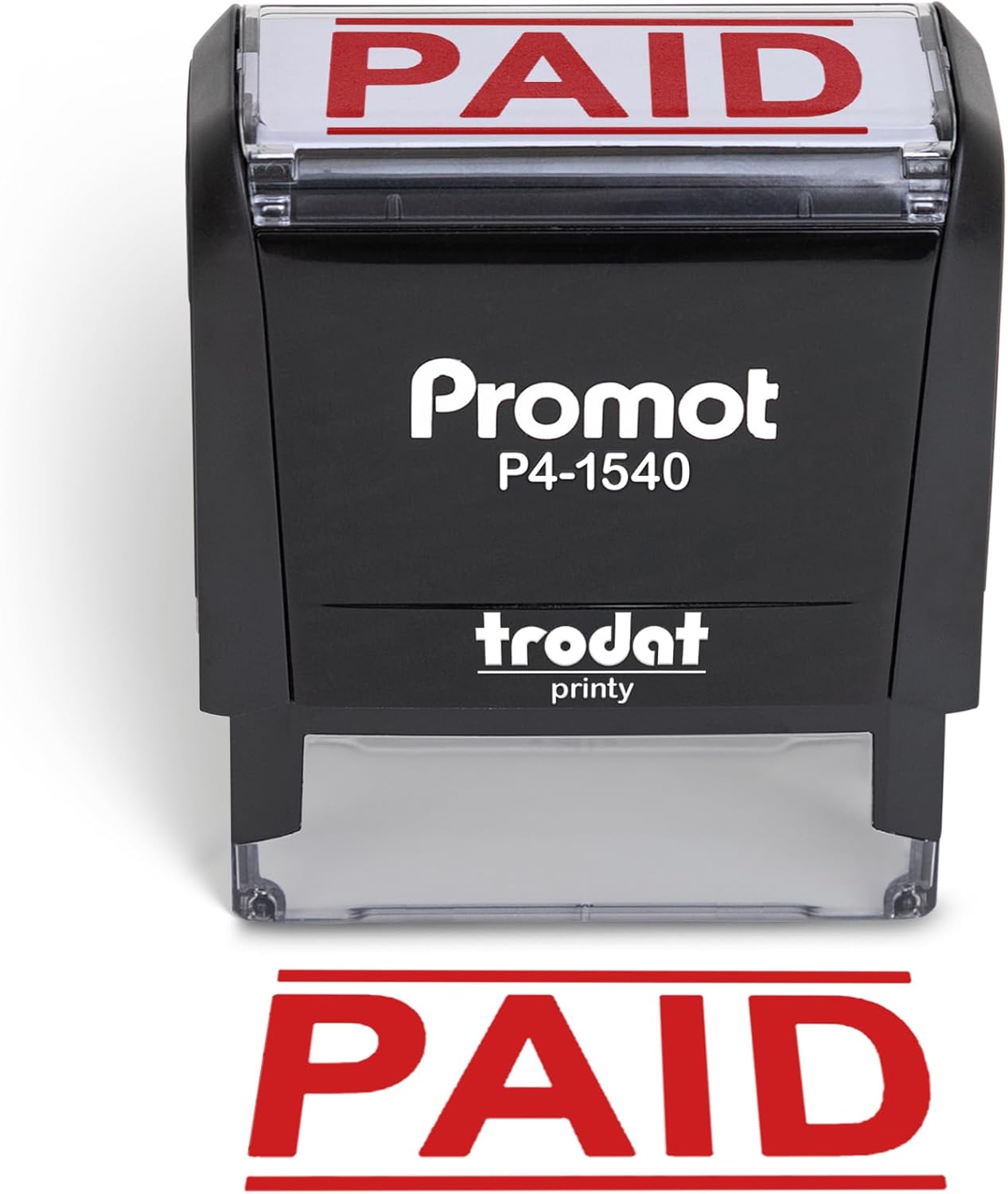 แสตมป์แบบเติมหมึกได้ สีแดง ใช้ - Self Inking Stamp บทวิจารณ์และราคา