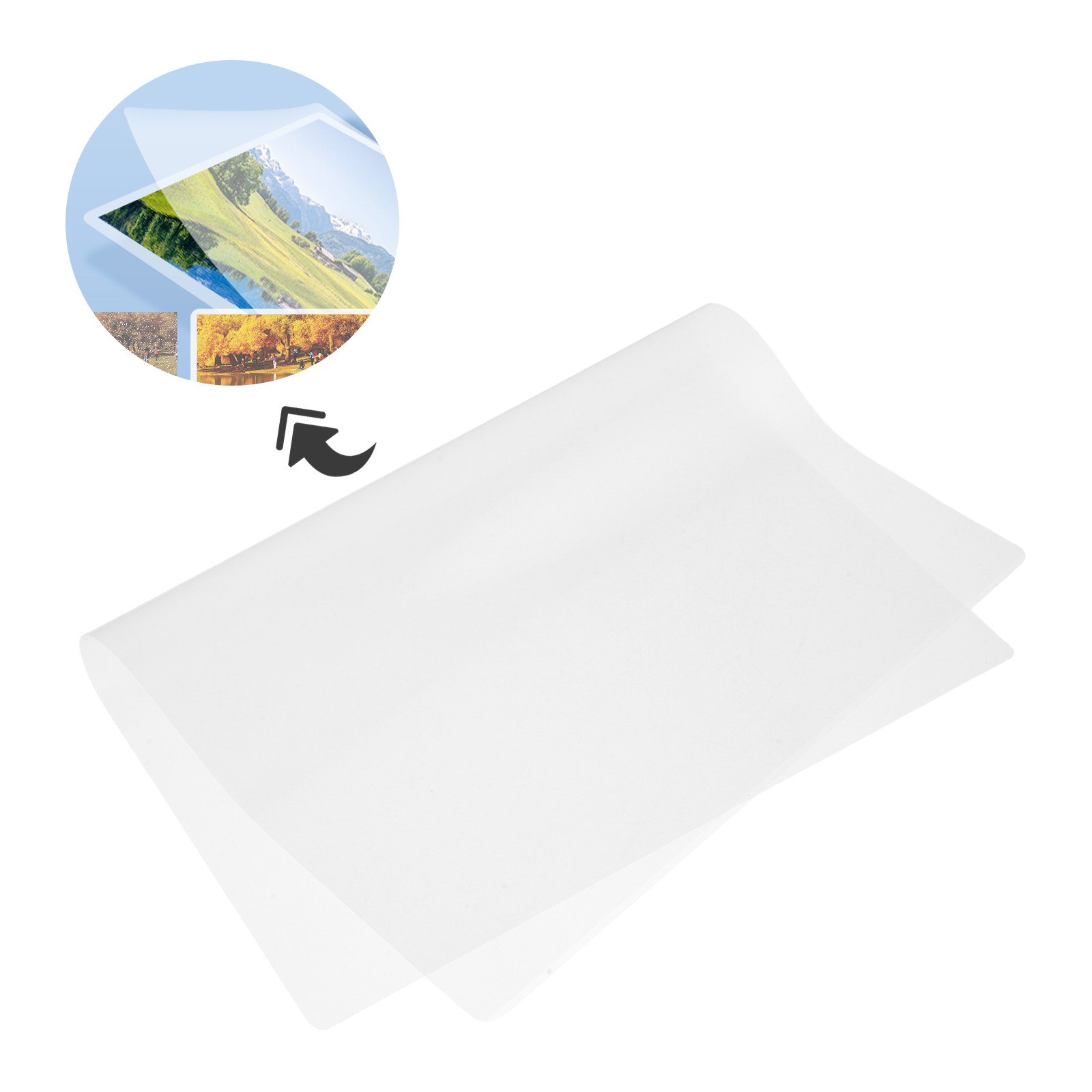 แผ่นพลาสติกเคลือบเอกสาร 100 แผ - Document Laminator Pouch บทวิจารณ์และราคา
