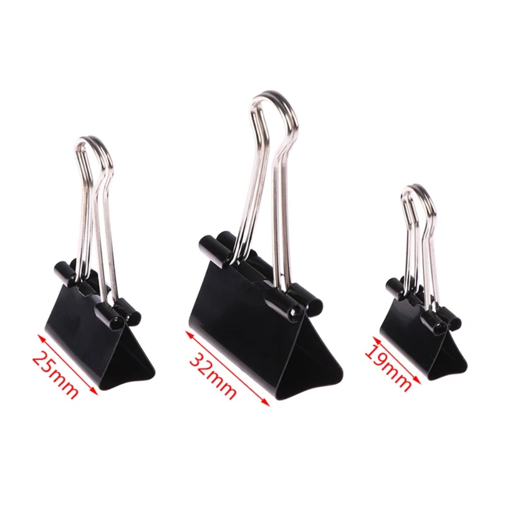 คลิปหนีบกระดาษโลหะ 10 ชิ้น ขนา - Binder Clip Assorted บทวิจารณ์และราคา