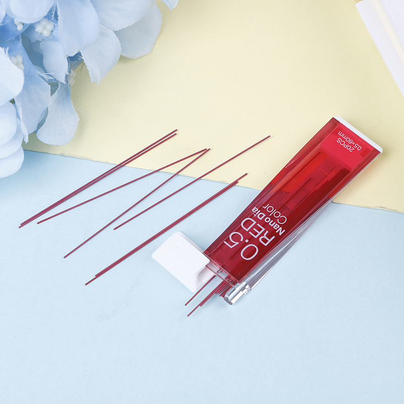 1PC 0.5 มม.สีดินสอเติมตะกั่ว E - Mechanical Pencil Lead บทวิจารณ์และราคา